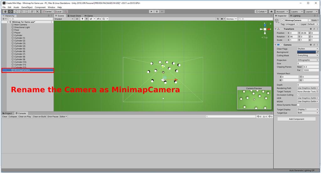 Create A Game Minimap Using C# Scripts In Unity